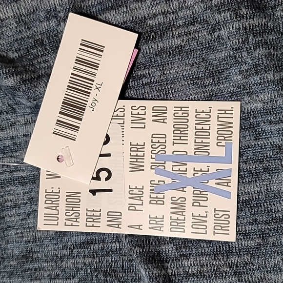 🆕️ LuLaRoe "JOY" Vest XL New With Tags *Firm* Heathered blue - Picture 3 of 8